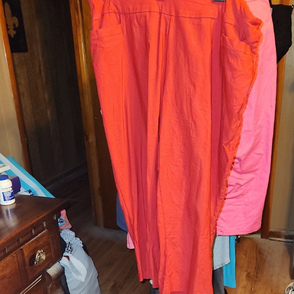 Vibrant Red Pants